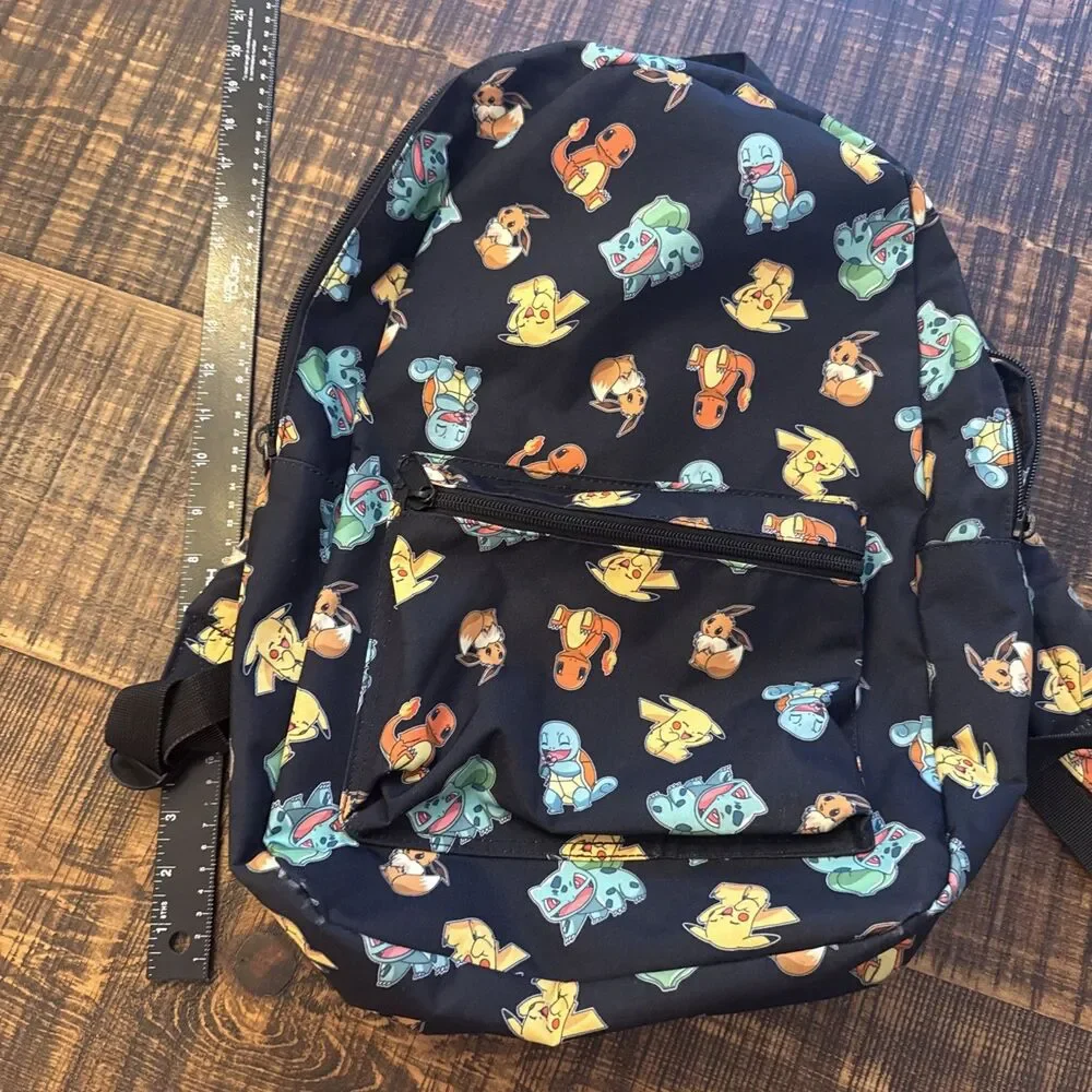 Pokemon Backpack Pikachu Eevee Charmander Squirtle Bulbasaur 2020 Nintendo